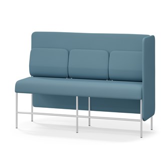 Adapt 180 sohva, medium selkänoja, sivupaneeli vasemmalla, ik 65, K 128