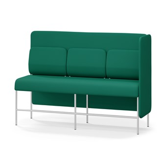 Adapt 180 sohva, medium selkänoja, sivupaneeli vasemmalla, ik 65, K 128