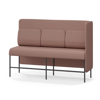 Adapt 180 sohva, medium selkänoja, sivupaneeli vasemmalla, ik 65, K 128
