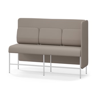 Adapt 180 sohva, medium selkänoja, sivupaneeli vasemmalla, ik 65, K 128