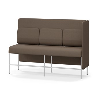 Adapt 180 sohva, medium selkänoja, sivupaneeli vasemmalla, ik 65, K 128