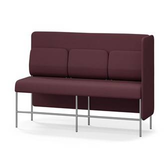 Adapt 180 sohva, medium selkänoja, sivupaneeli vasemmalla, ik 65, K 128