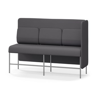 Adapt 180 sohva, medium selkänoja, sivupaneeli vasemmalla, ik 65, K 128