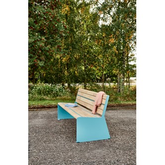 MeetUp penkki selkänojalla