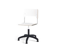 Como FSC tuoli, matala kaasujousi, iso istuin, muoviristikko liukutassuilla, hopea runko