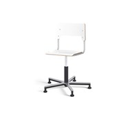 Como FSC tuoli, matala kaasujousi, medium istuin, aluristikko liukutassuilla, hopea runko