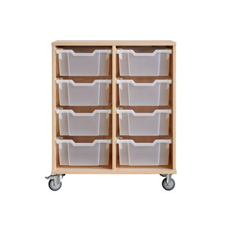 Svea säilytin K83 cm, koivu, isot Gratnell-laatikot