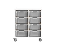 Svea säilytin K83 cm, valkoinen, isot Gratnell-laatikot