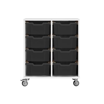 Svea säilytin K83 cm, valkoinen, isot Gratnell-laatikot