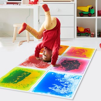 Sensoriset lattialaatat 50x50 cm, 6 kpl