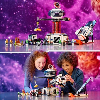 LEGO® City Avaruusasema ja raketin laukaisualusta