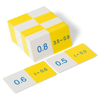 Vähennyslaskudomino desimaaleilla