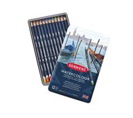 Akvarellivärikynä Derwent, 12 väriä x 6 ras