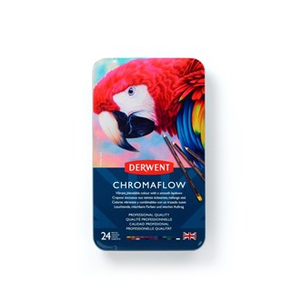 Värikynä Derwent Chromaflow, 24 väriä x 3 ras