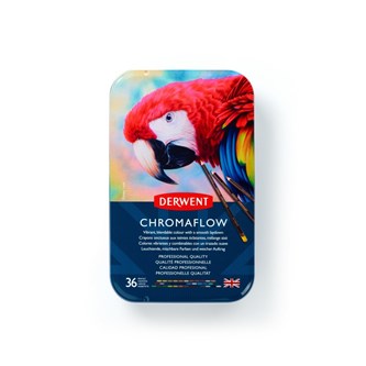 Värikynä Derwent Chromaflow, 36 väriä x 2 ras