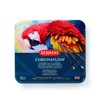 Värikynä Derwent Chromaflow, 72 väriä