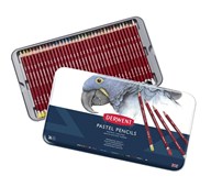 Pastellivärikynä Derwent, 36 väriä x 3 ras