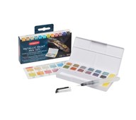 Akvarellivärilaatikko Derwent Metallic, 12 väriä x 6 kpl