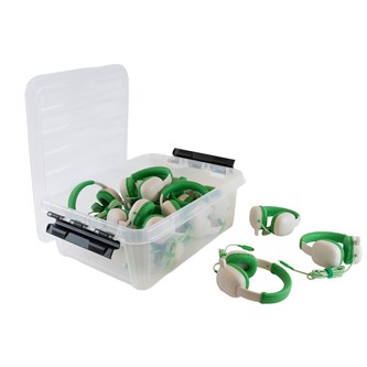 Kuulokkeet AVID WonderEars, vihreä, USB-C, 15 kpl