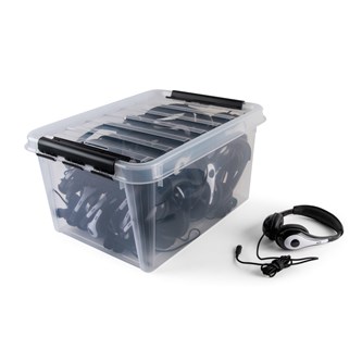 Kuulokkeet AVID AE-35, valkoinen, USB-C