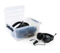 Pelikuulokkeet AVID AVIGA, musta, 5 kpl