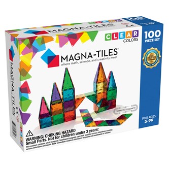 Magneettinen rakentelusarja Magna-Tiles, 100 osaa