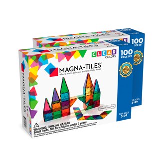 Magneettinen rakentelusarja Magna-Tiles, 200 osaa