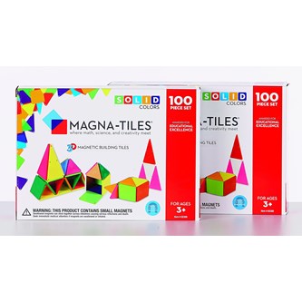 Magneettinen rakennussarja Magna-Tiles, värilliset, 200 osaa