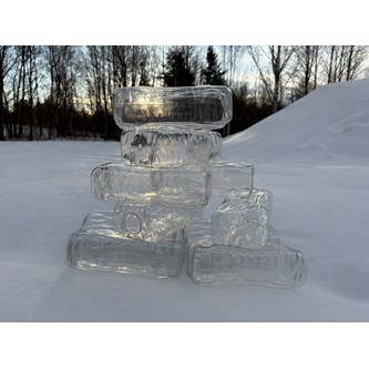 Jäätikkö rakennuspalikat, 25 kpl