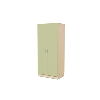 Fixa materiaalikaappi, 2 umpiovea, 3:5 S58 cm, koivu