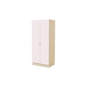 Fixa materiaalikaappi, 2 umpiovea, 3:5 S58 cm, koivu