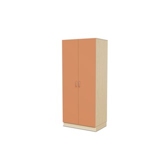 Fixa materiaalikaappi, 2 umpiovea, 3:5 S58 cm, koivu