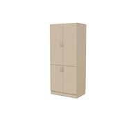 Fixa materiaalikaappi, 4 umpiovea, 3:5 S58 cm, koivu