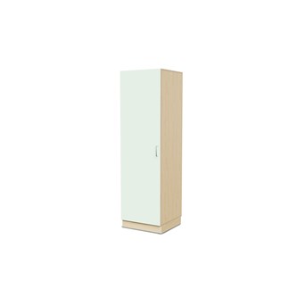 Fixa materiaalikaappi, 1 umpiovi, 2:5 S58 cm, koivu