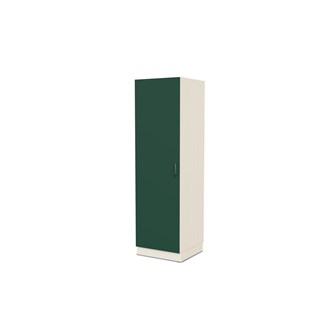 Fixa materiaalikaappi, 1 umpiovi, 2:5 S58 cm, kuultovalkoinen