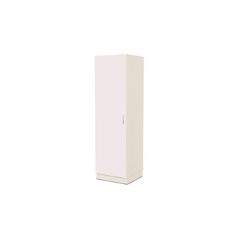 Fixa materiaalikaappi, 1 umpiovi, 2:5 S58 cm, kuultovalkoinen