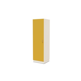 Fixa materiaalikaappi, 1 umpiovi, 2:5 S58 cm, kuultovalkoinen