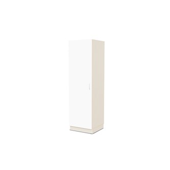 Fixa materiaalikaappi, 1 umpiovi, 2:5 S58 cm, kuultovalkoinen