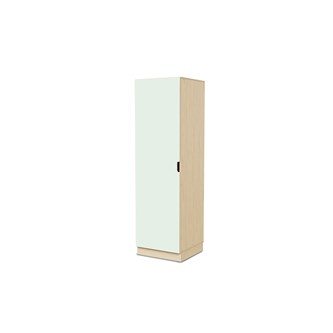 Fixa materiaalikaappi, 1 umpiovi vedinkololla, 2:5 S58 cm, koivu