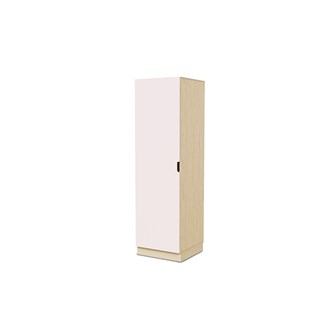 Fixa materiaalikaappi, 1 umpiovi vedinkololla, 2:5 S58 cm, koivu