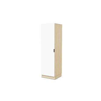 Fixa materiaalikaappi, 1 umpiovi vedinkololla, 2:5 S58 cm, koivu