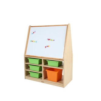 Wisdom valko- ja liitutaulu säilytystilalla