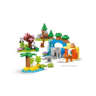 LEGO® DUPLO® 3-in-1 Luonnoneläinperheet
