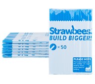 Strawbees siniset lisäpillit, 50 kpl