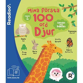 Readioo bok: Mina första 100 ord Djur