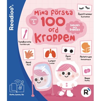 Readioo bok: Mina första 100 ord Kroppen