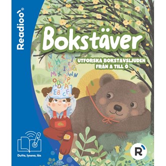 Readioo bok: Bokstäver, utforska bokstavsljuden från A-Ö