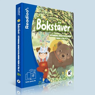 Readioo bok: Bokstäver, utforska bokstavsljuden från A-Ö