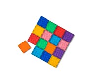 Mag Genius Rainbow neliöt, 16 kpl