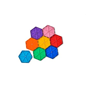 Mag Genius Rainbow kuusikulmiot, 8 kpl